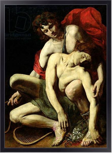 Постер The Death of Hyacinthus с типом исполнения На холсте в раме в багетной раме 221-01