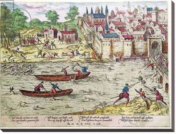 Постер Massacre of Tours, in July 1562 с типом исполнения На холсте без рамы