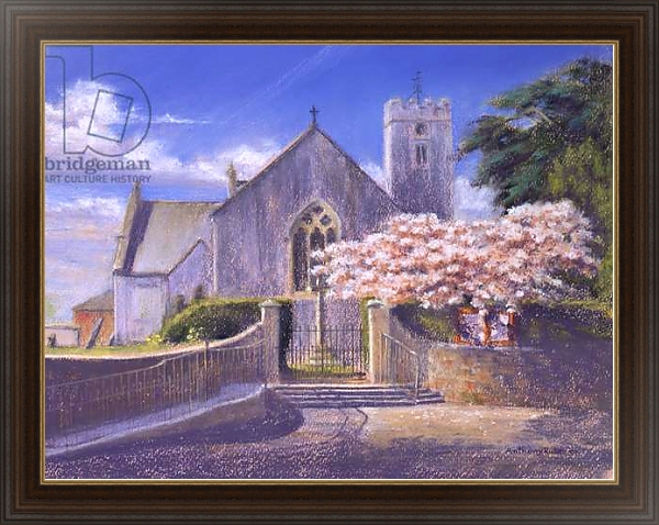 Постер Springtime at St Mary's, 2004 с типом исполнения На холсте в раме в багетной раме 1.023.151