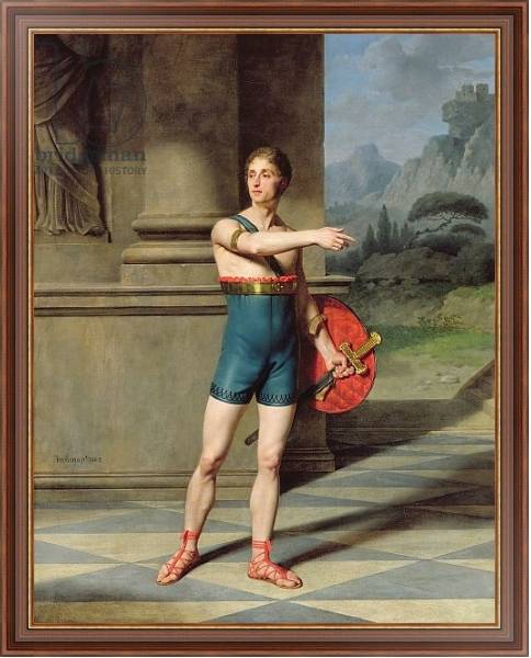 Постер Portrait of Nicolas Baptiste in the role of Horace с типом исполнения На холсте в раме в багетной раме 35-M719P-83