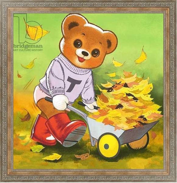 Постер Teddy Bear 257 с типом исполнения На холсте в раме в багетной раме 484.M48.310