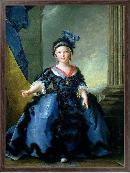 Постер Louis-Joseph-Xavier de France Duke of Burgundy, 1754 с типом исполнения На холсте в раме в багетной раме 221-02