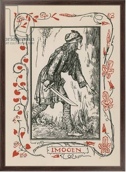 Постер Imogen, Cymbeline с типом исполнения На холсте в раме в багетной раме 221-02