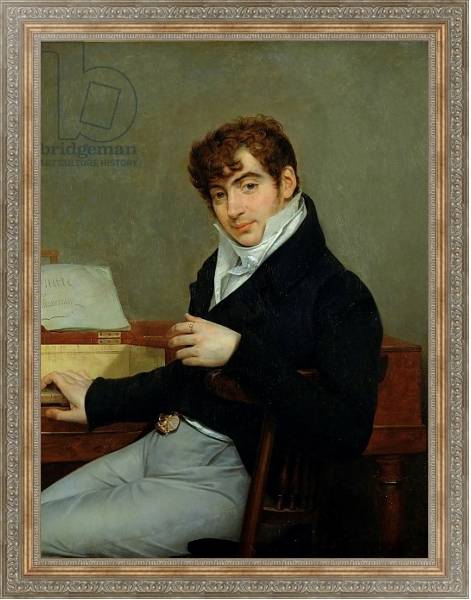 Постер Portrait of Pierre Zimmermann 1808 с типом исполнения На холсте в раме в багетной раме 484.M48.310