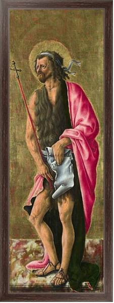 Постер Святой Иоанн Креститель 2 с типом исполнения На холсте в раме в багетной раме 221-02