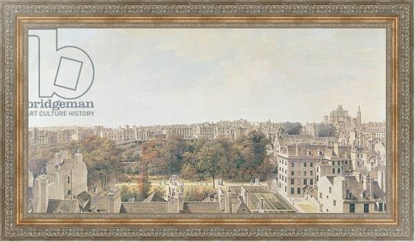 Постер View of Paris from the Belvedere of M. Fornelle, rue des Boulangers, 1787 с типом исполнения На холсте в раме в багетной раме 484.M48.310