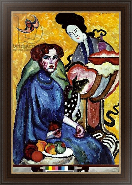 Постер Portrait of Evguenia Kirkaldi с типом исполнения На холсте в раме в багетной раме 1.023.151
