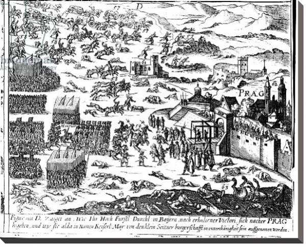 Постер Defenestration of Prague, 1618 с типом исполнения На холсте без рамы
