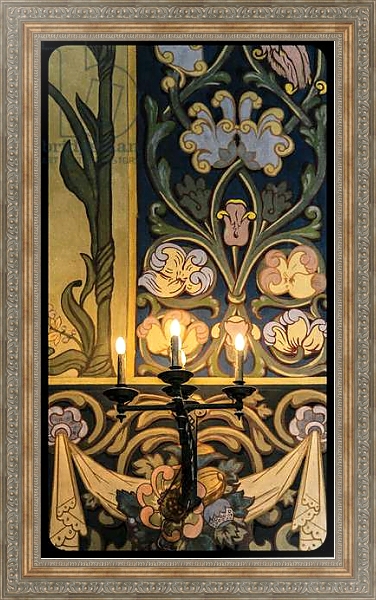 Постер The Mantlepiece, 2016, from the series Eglise Russe, с типом исполнения На холсте в раме в багетной раме 484.M48.310