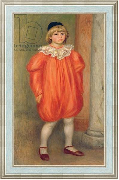 Постер Claude Renoir in a clown costume, 1909 с типом исполнения На холсте в раме в багетной раме NA053.0.114