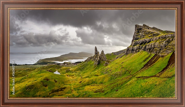 Постер Шотландия. Гора 