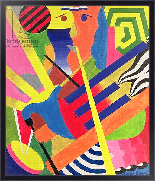 Постер The Pipe Band, 1990 с типом исполнения На холсте в раме в багетной раме 221-01