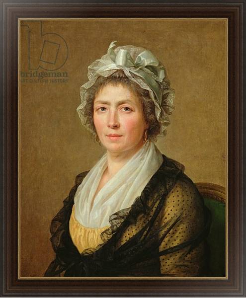 Постер Portrait of a woman, or the governess of the the artist's children с типом исполнения На холсте в раме в багетной раме 1.023.151