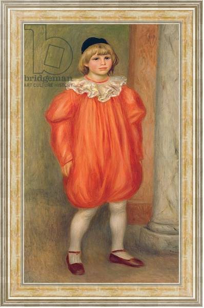 Постер Claude Renoir in a clown costume, 1909 с типом исполнения На холсте в раме в багетной раме NA053.0.115