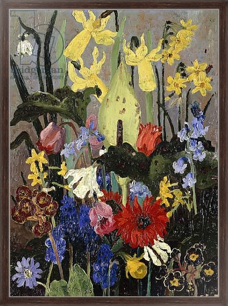 Постер Spring Flowers, 1931 с типом исполнения На холсте в раме в багетной раме 221-02