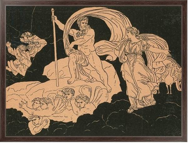 Постер Juno and Aeolus с типом исполнения На холсте в раме в багетной раме 221-02