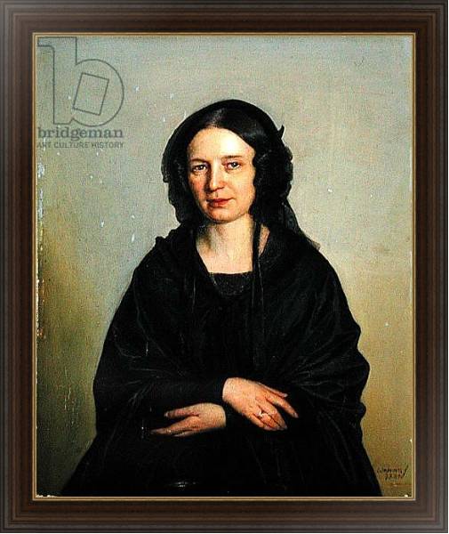 Постер Mary Kramer, 1845 с типом исполнения На холсте в раме в багетной раме 1.023.151