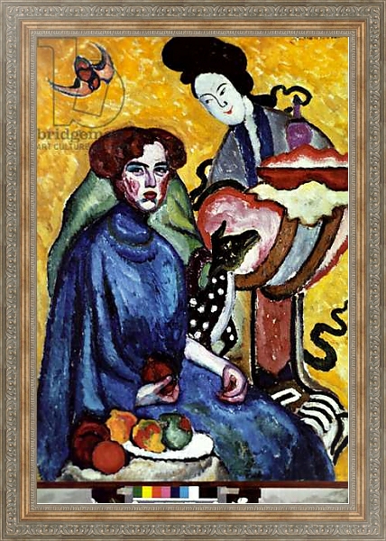 Постер Portrait of Evguenia Kirkaldi с типом исполнения На холсте в раме в багетной раме 484.M48.310