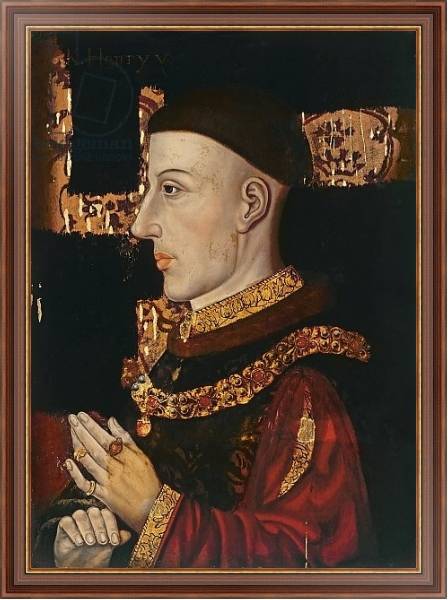 Постер Portrait of Henry V 2 с типом исполнения На холсте в раме в багетной раме 35-M719P-83