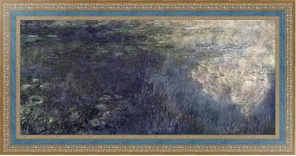 Постер Waterlilies - The Clouds, 1914-18 с типом исполнения На холсте в раме в багетной раме 484.M48.685