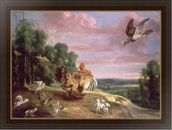 Постер The Hawk and the Hen с типом исполнения На холсте в раме в багетной раме 1.023.151