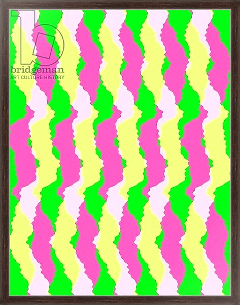 Постер Funky Stripes, 2011 с типом исполнения На холсте в раме в багетной раме 221-02