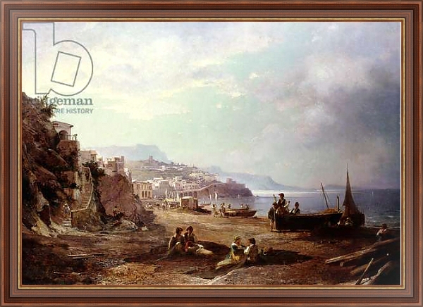Постер Amalfi, с типом исполнения На холсте в раме в багетной раме 35-M719P-83