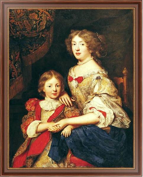 Постер A Woman and her Son с типом исполнения На холсте в раме в багетной раме 35-M719P-83