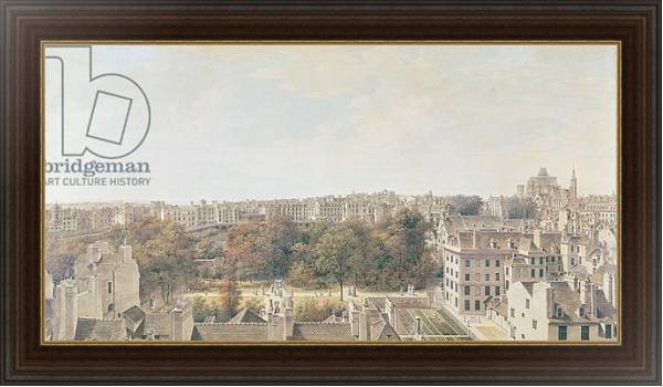 Постер View of Paris from the Belvedere of M. Fornelle, rue des Boulangers, 1787 с типом исполнения На холсте в раме в багетной раме 1.023.151