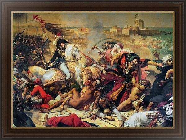 Постер The Battle of Aboukir, 25th July 1799 с типом исполнения На холсте в раме в багетной раме 1.023.151