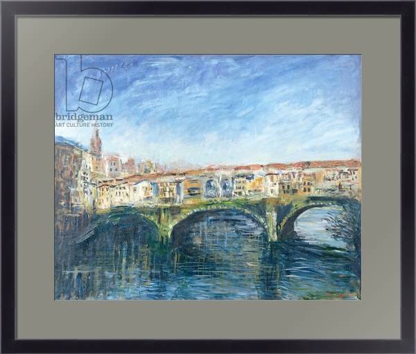 Постер The Ponte Vecchio, Florence, 1995 с типом исполнения Под стеклом в багетной раме 221-01