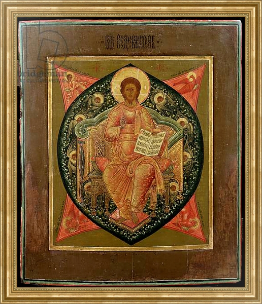 Постер Christ Pantocrator с типом исполнения На холсте в раме в багетной раме NA033.1.051