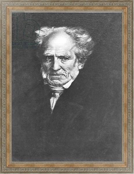 Постер Arthur Schopenhauer с типом исполнения На холсте в раме в багетной раме 484.M48.310