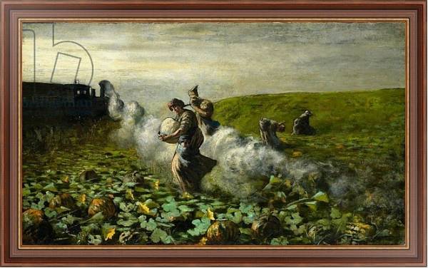 Постер The Pumpkin Harvest, 1897 с типом исполнения На холсте в раме в багетной раме 35-M719P-83