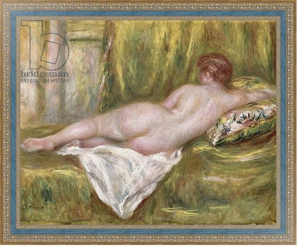 Постер Reclining Nude from the Back, Rest after the Bath, c.1909 с типом исполнения На холсте в раме в багетной раме 484.M48.685