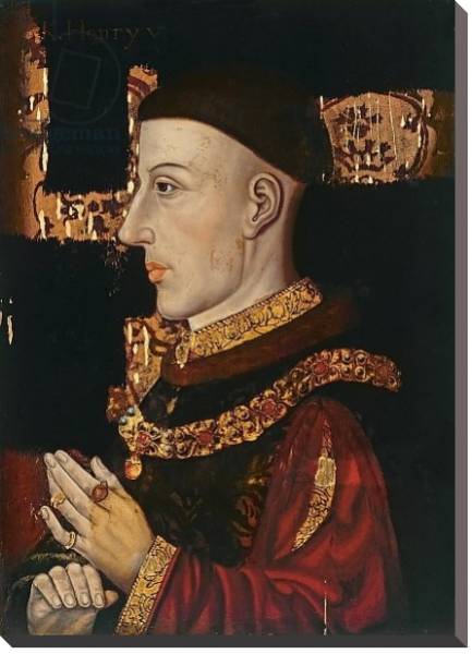 Постер Portrait of Henry V 2 с типом исполнения На холсте без рамы