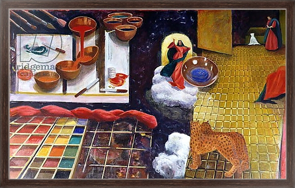 Постер The Making of Vermilion, 2003 с типом исполнения На холсте в раме в багетной раме 221-02