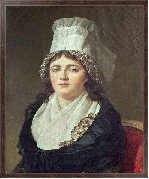 Постер Antoinette Gabrielle Charpentier 1793 с типом исполнения На холсте в раме в багетной раме 221-02