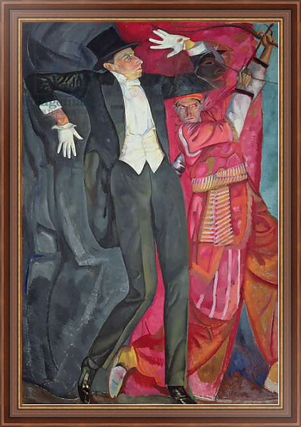 Постер Portrait of the Producer Vsevolod Emilievich Meyerhold 1916 с типом исполнения На холсте в раме в багетной раме 35-M719P-83
