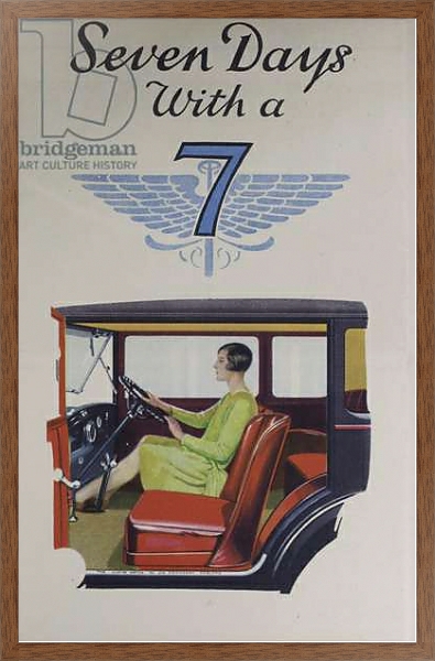 Постер Austin Seven: Seven Days with a 7, 1930 с типом исполнения На холсте в раме в багетной раме 1727.4310