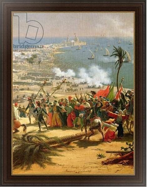 Постер The Battle of Aboukir, 25th July 1799 3 с типом исполнения На холсте в раме в багетной раме 1.023.151