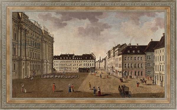 Постер Berlin City Palace, 1765 с типом исполнения На холсте в раме в багетной раме 484.M48.310