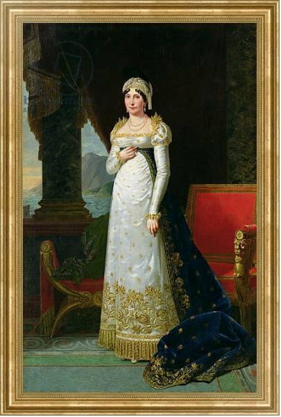 Постер Marie-Laetitia Ramolino 1813 с типом исполнения На холсте в раме в багетной раме NA033.1.051