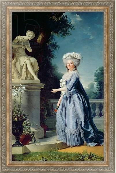 Постер Portrait of Marie-Louise Victoire de France с типом исполнения На холсте в раме в багетной раме 484.M48.310
