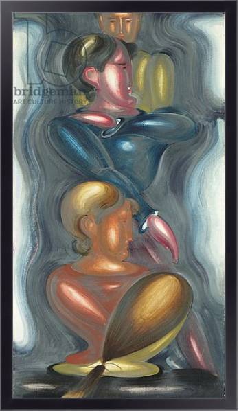 Постер Group with Blue Ecstasy с типом исполнения На холсте в раме в багетной раме 221-01