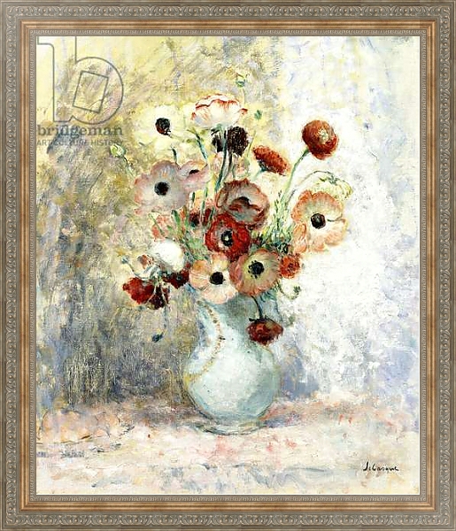 Постер Bouquet of Anemones, с типом исполнения На холсте в раме в багетной раме 484.M48.310