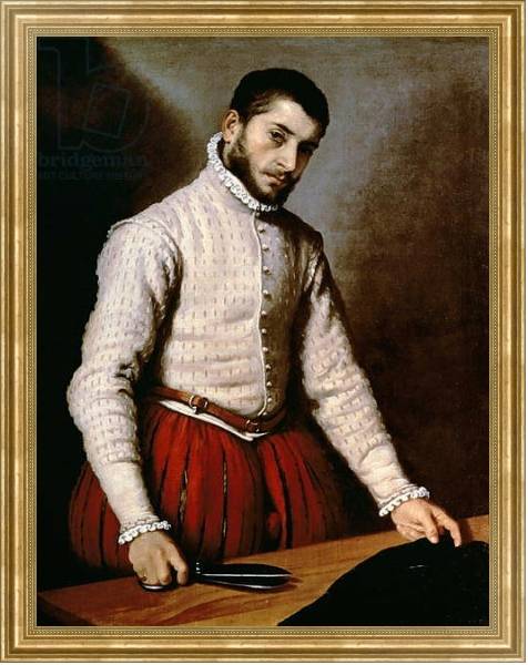 Постер Portrait of a Man c.1570 с типом исполнения На холсте в раме в багетной раме NA033.1.051