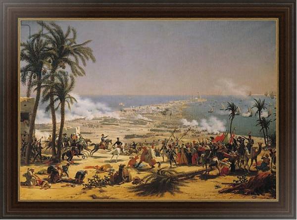 Постер The Battle of Aboukir, 25th July 1799 2 с типом исполнения На холсте в раме в багетной раме 1.023.151
