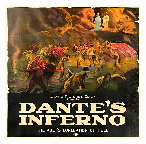 Постер Dante Inferno с типом исполнения На холсте в раме в багетной раме 221-03