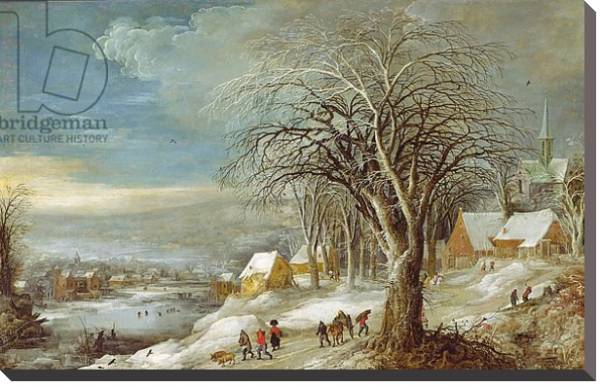Постер Winter Landscape 8 с типом исполнения На холсте без рамы